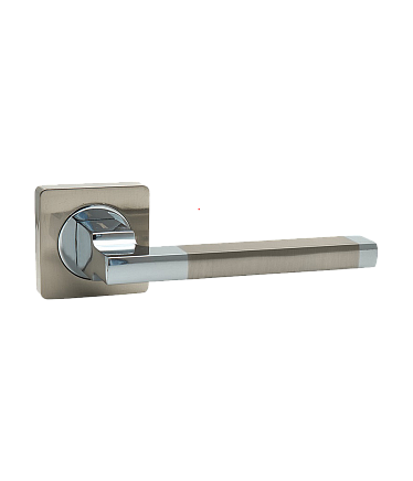 Ручки стандарт Ручка дверная S-Locked на квадратном основании A-120 SN/CP 